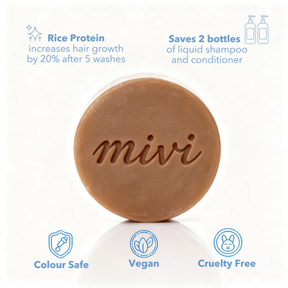 Rice Protein Shampoo & Conditioner Bar